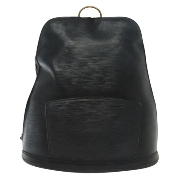 LOUIS VUITTON Epi Gobelins Backpack Black LV Auth - Picture 2 of 16